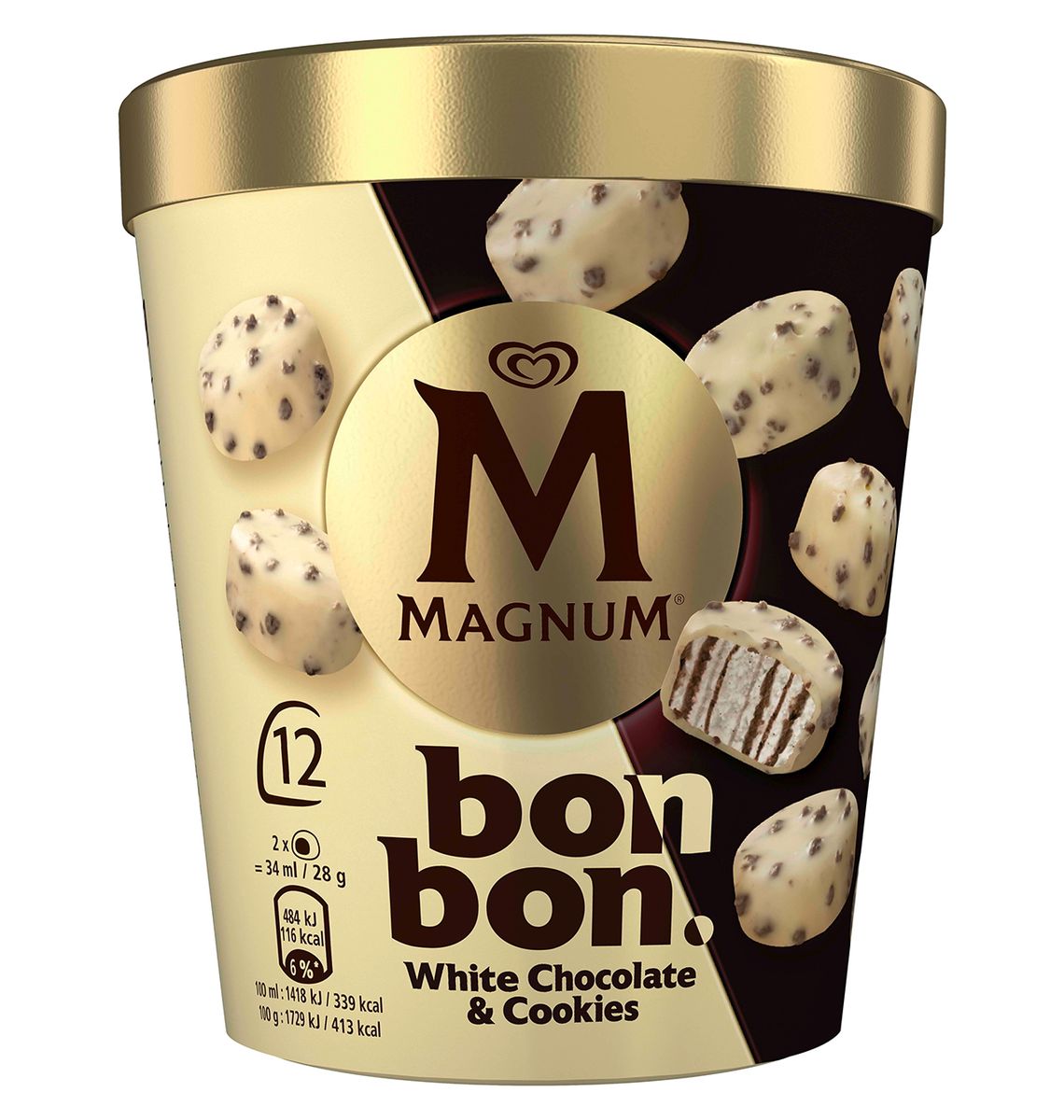 BON BON MAGNUM XOC BLANC&GAL 168g