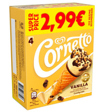 CORNETTO SOFT VAINILLA-XOCO X4