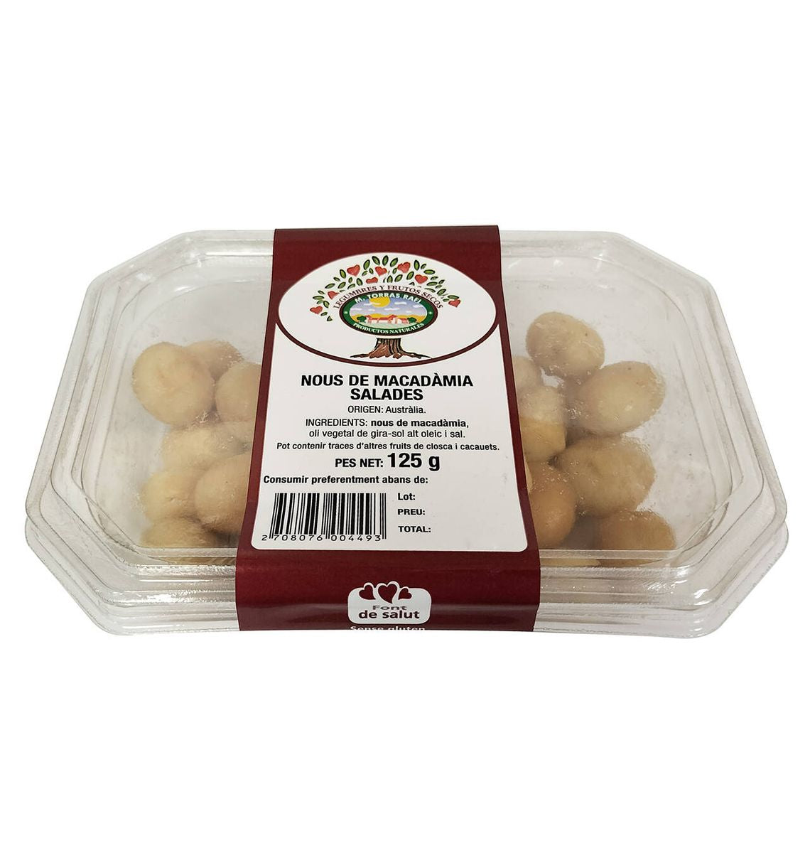MACADAMIA FREGIDA SAL 125g