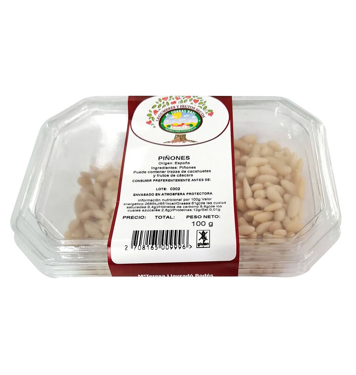 PINYONS PELATS 100g