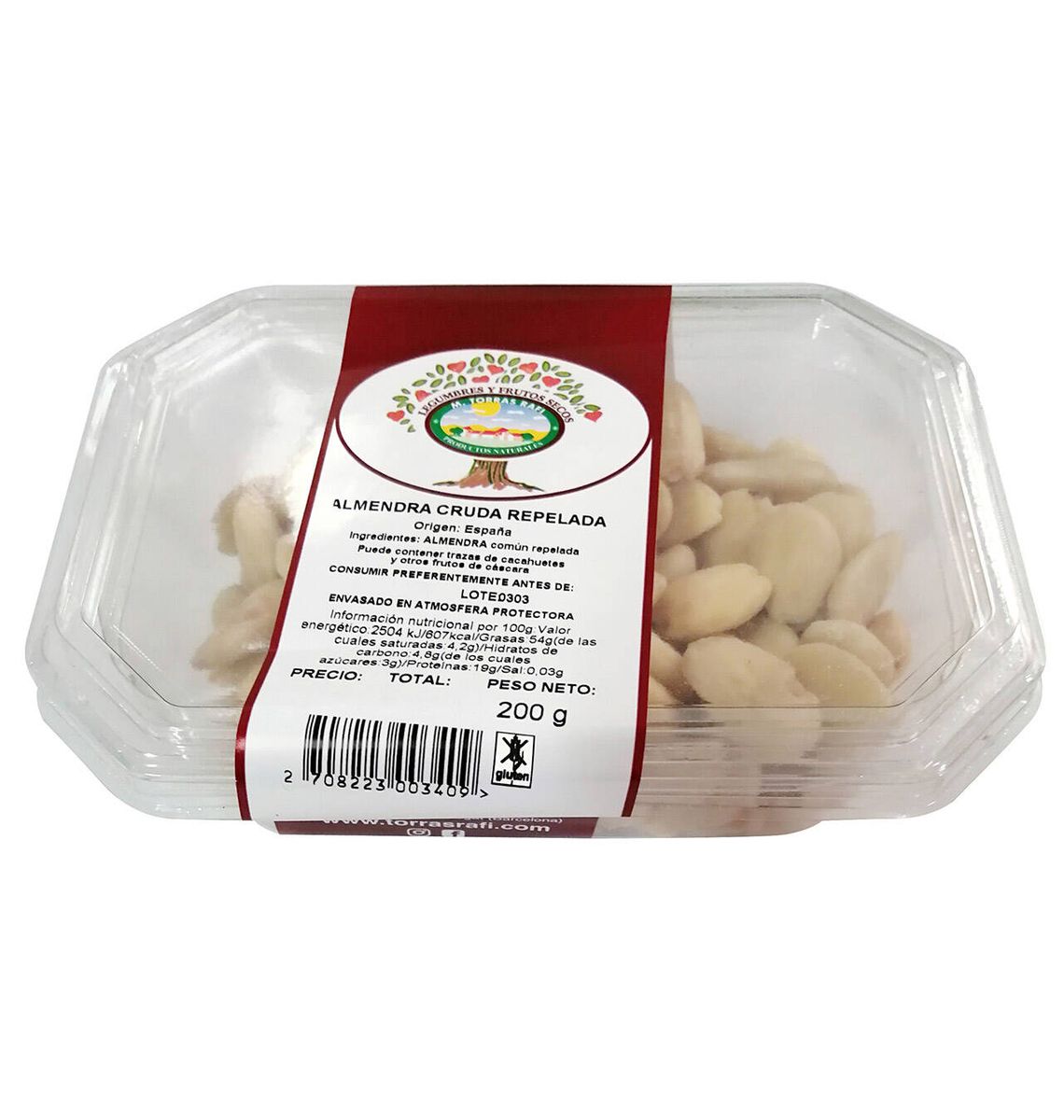 AMETLLA MARCONA CRUA 200g
