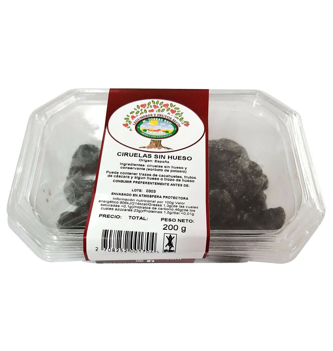 PRUNA AMERICANA 40/50 S/O 200g