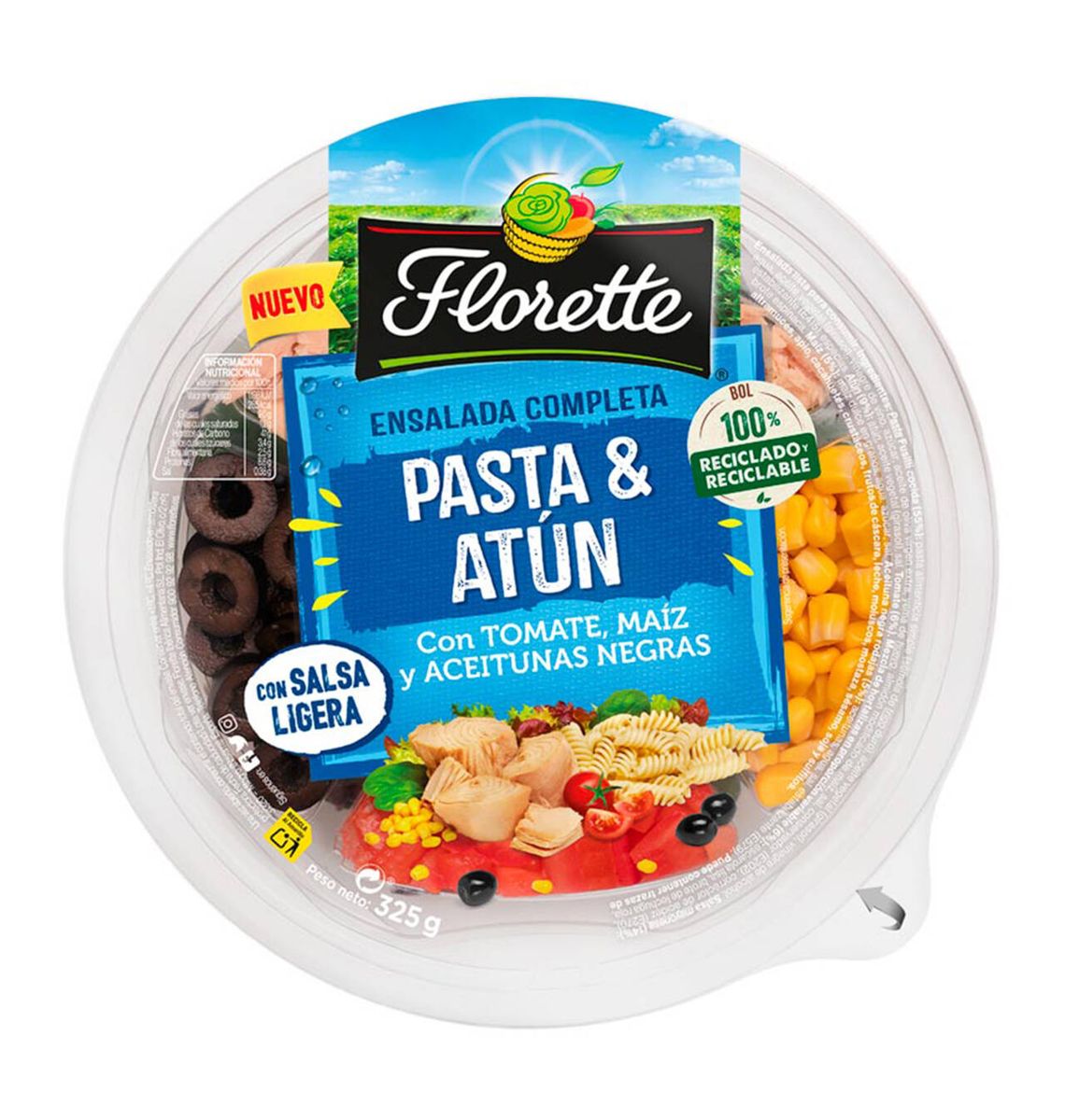 BARQ FLORETTE PASTA/TONYINA 325g