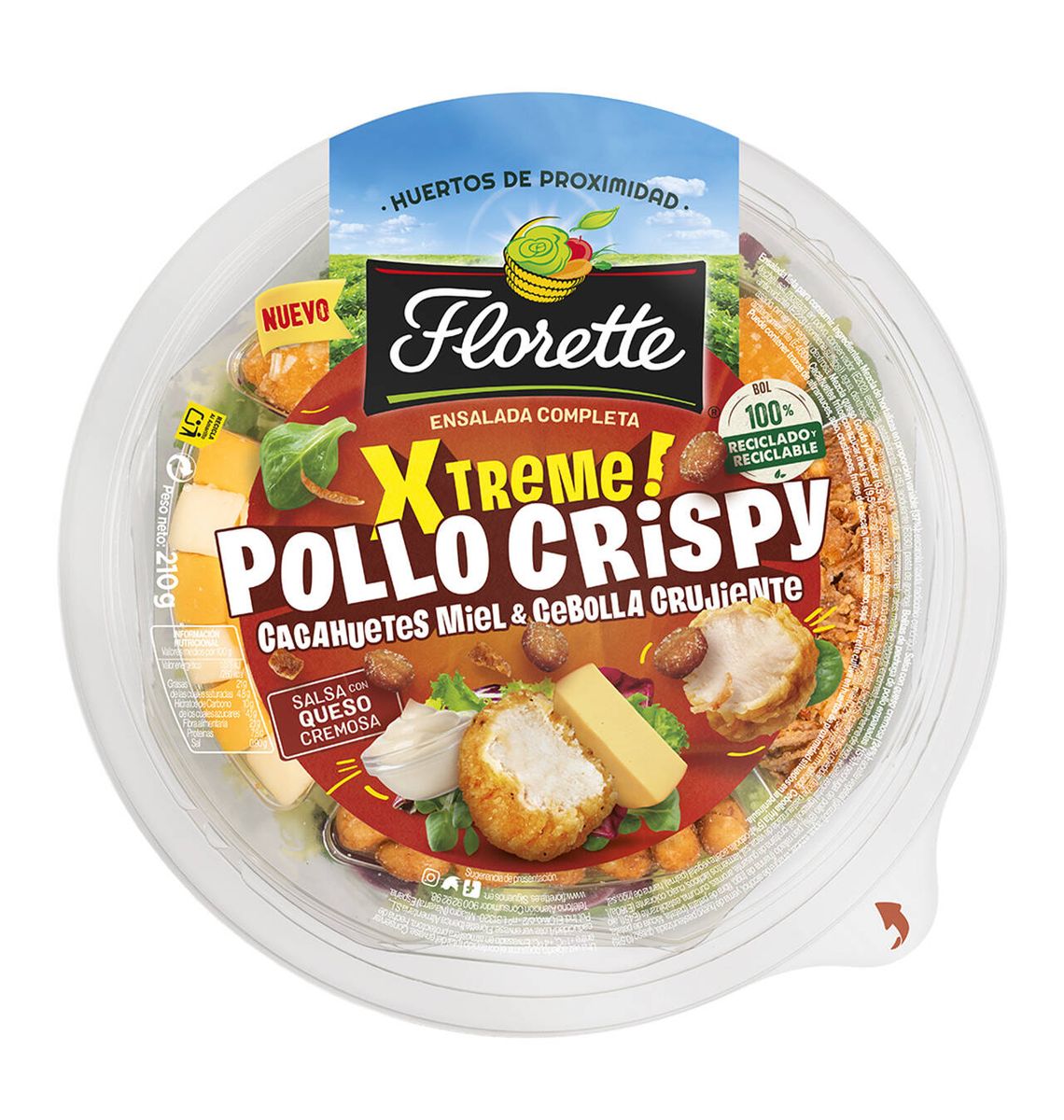 BARQ FLORETTE XTREM POLLO 210g