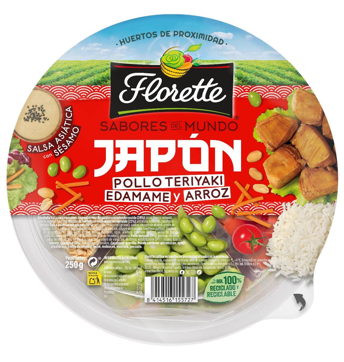 BARQUETA FLORETTE JAPO 250g