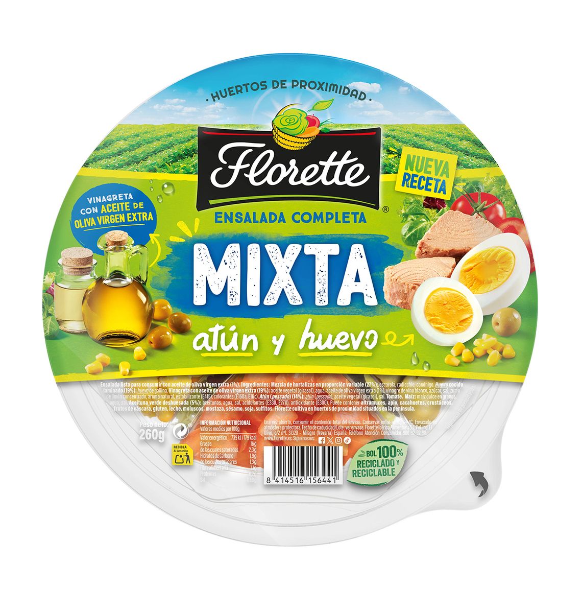 BOL FLORETTE MIXTA A/OU 260g