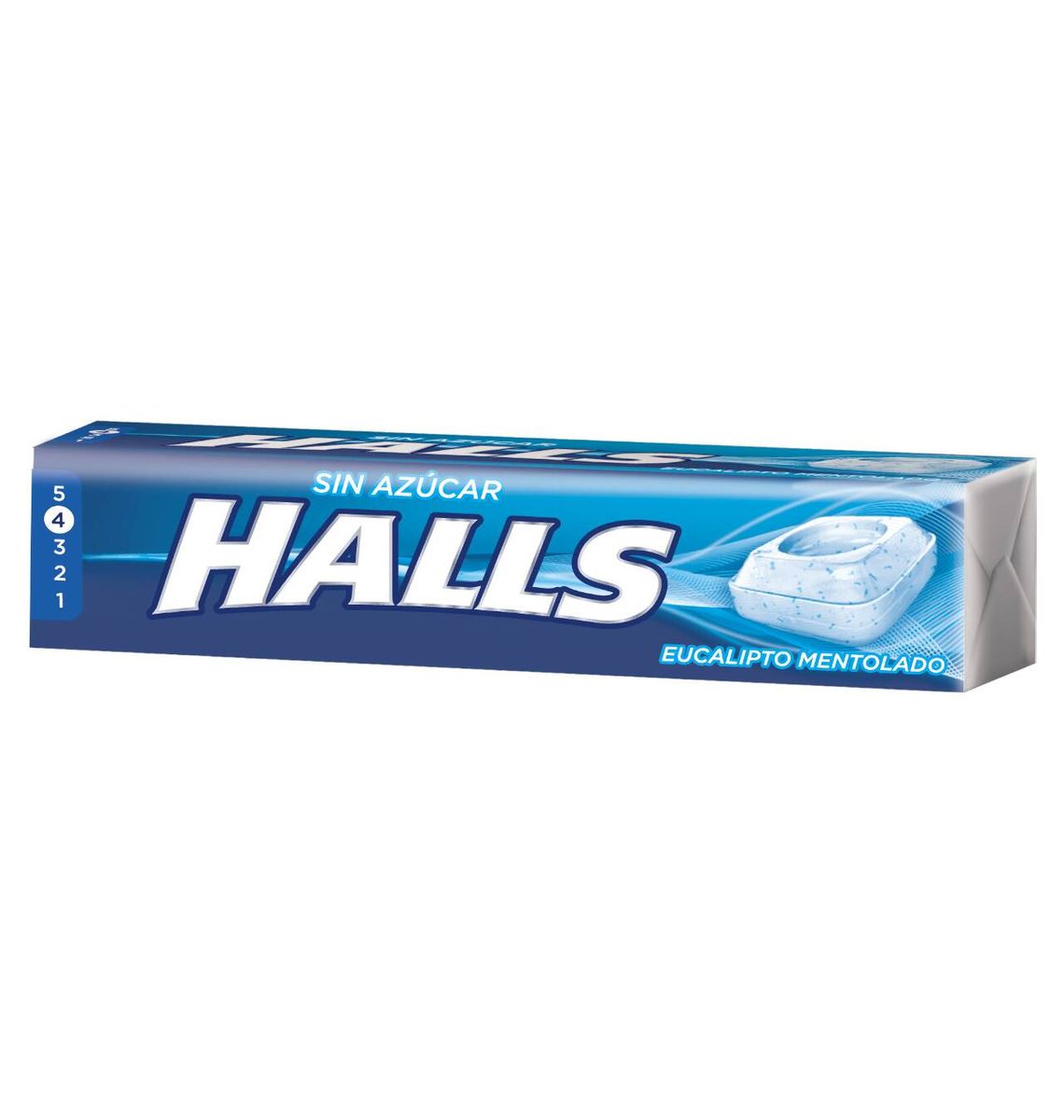 CARAM.HALLS S/SUCRE MENTOL 20U