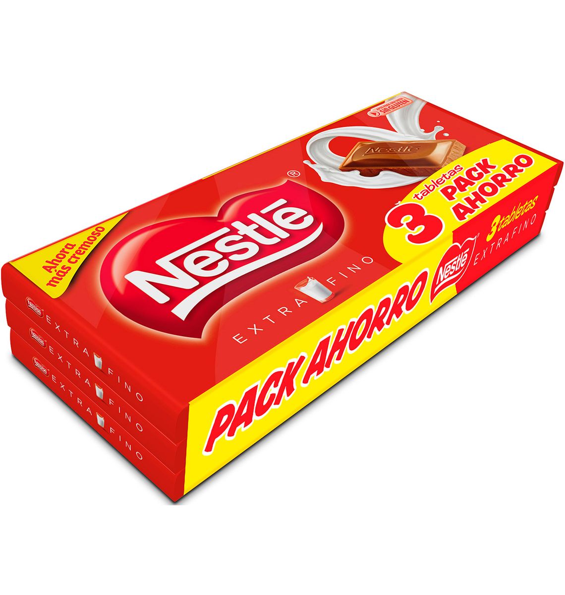 XOCOLATA NESTLE EXTRAF 125g x3