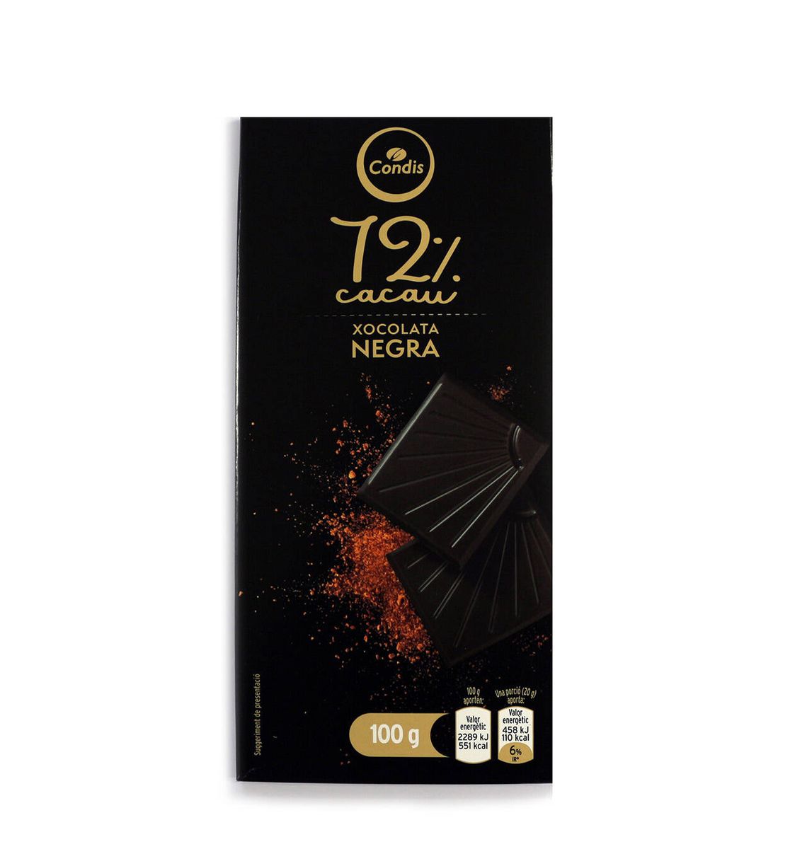 XOCO CONDIS CACAO 72% 100g