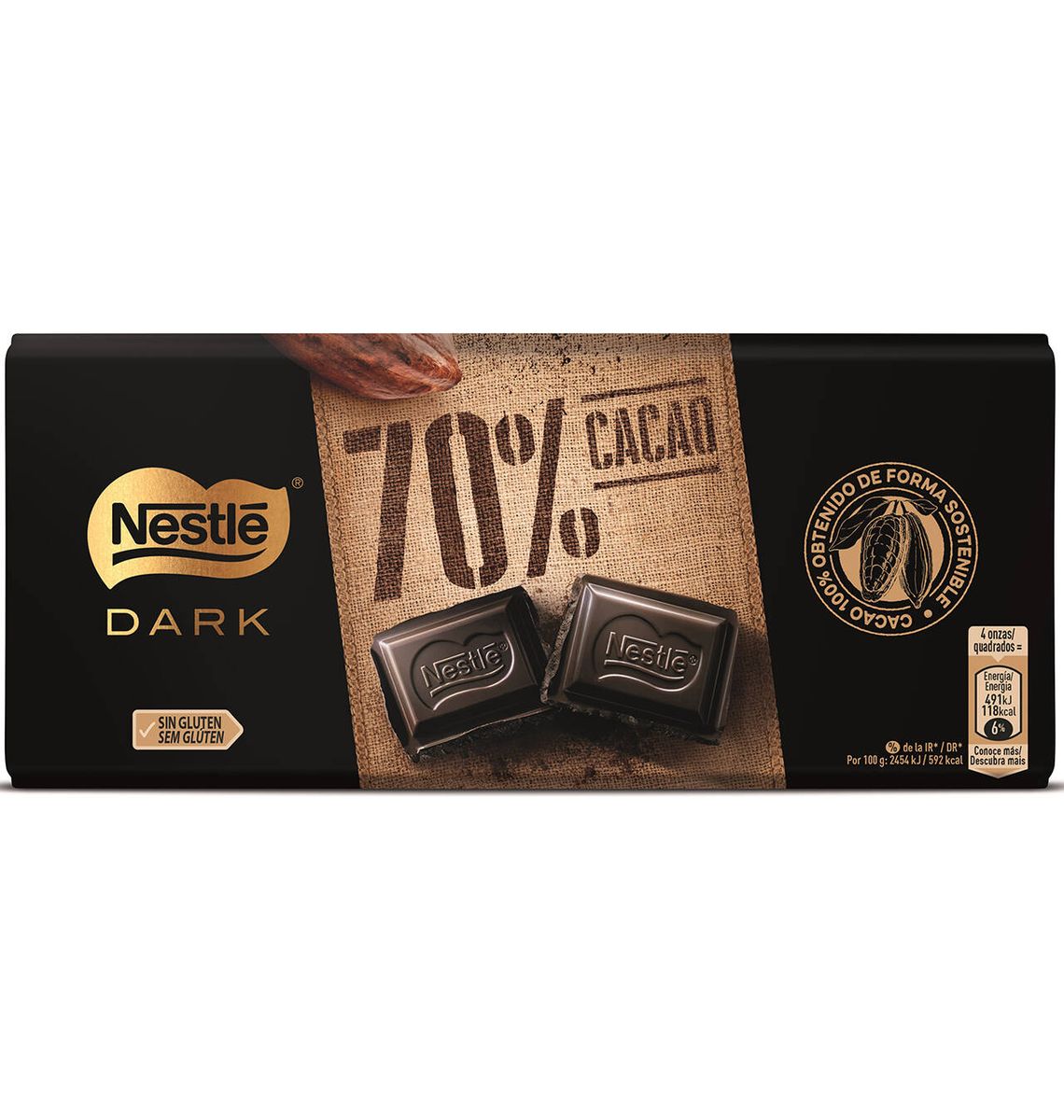 XOCO NESTLE DARK 70% 120g