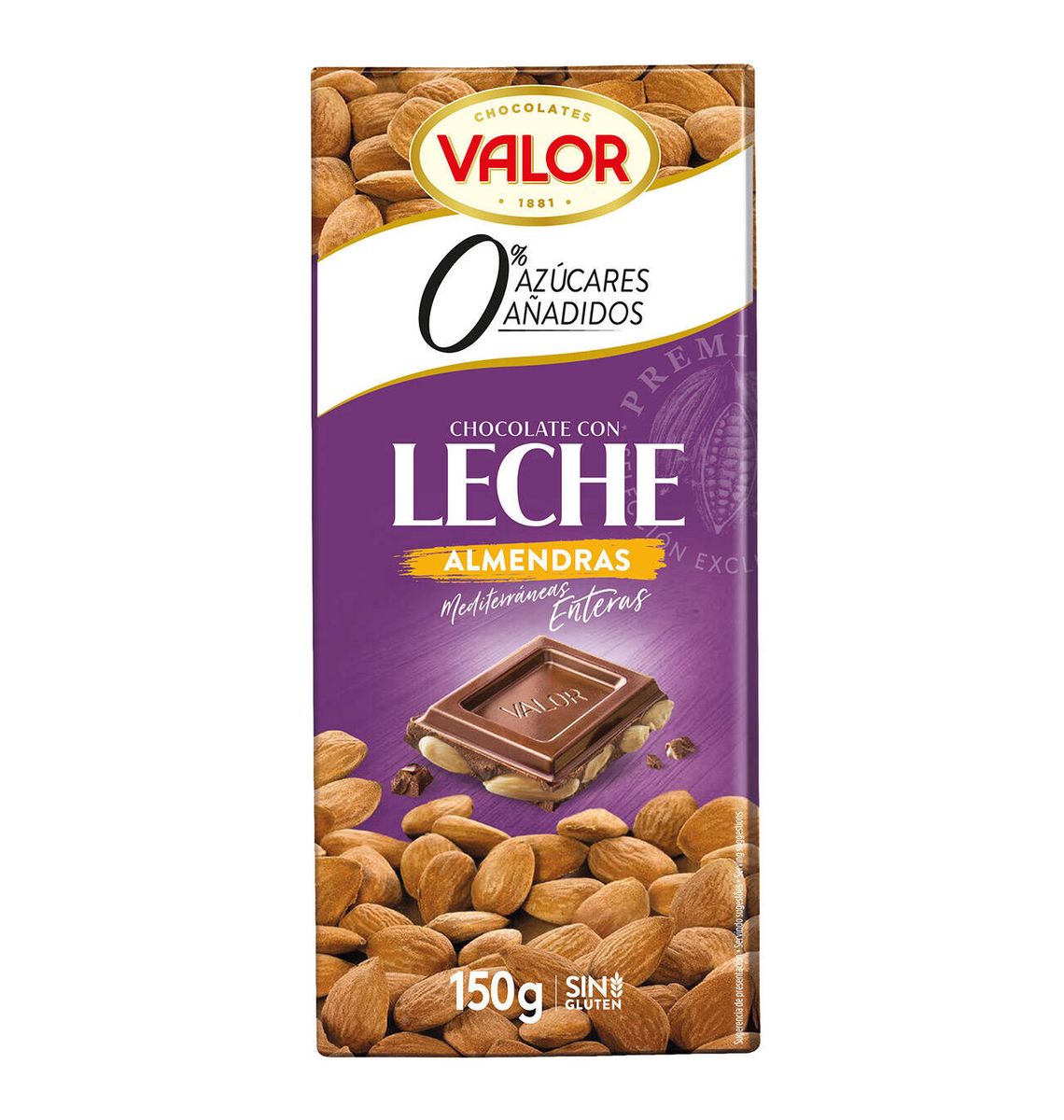 XOC VALOR LLET AMETLLA 0% SUCRE 150G