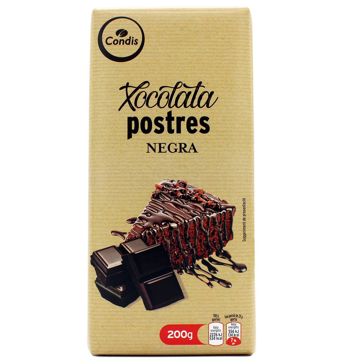 XOCO CONDIS POSTRE NEGRE 200g