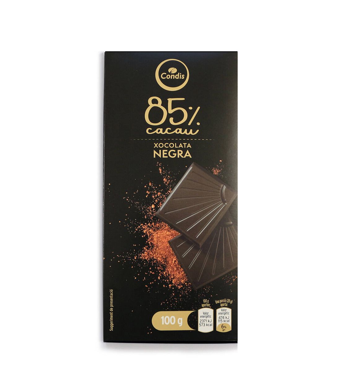 XOCO CONDIS 85% NEGRA 100g