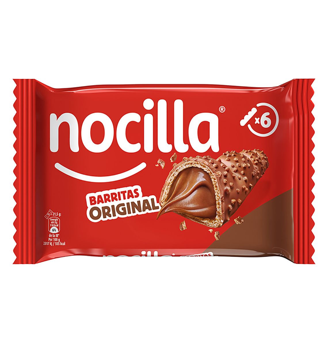 BARRETES NOCILLA ORIG X6 129g