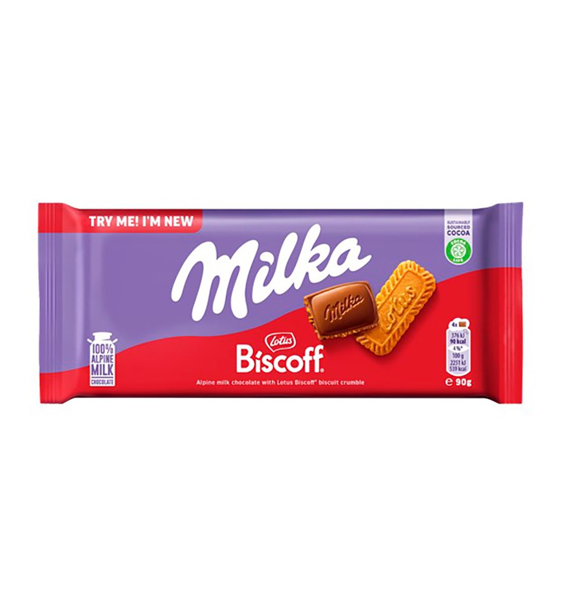 XOCO MILKA BISCOFF LOTUS 90g