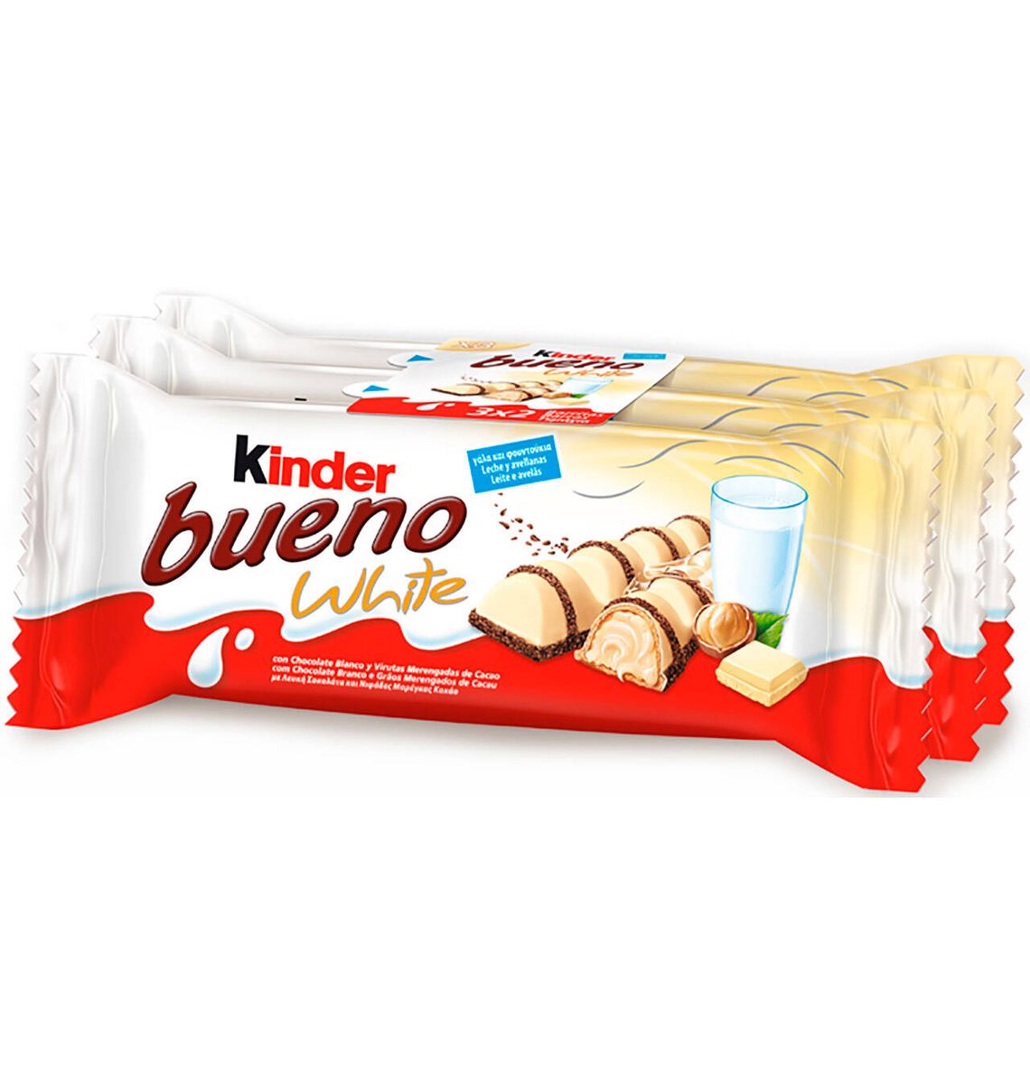 KINDER BUENO BLANC x3