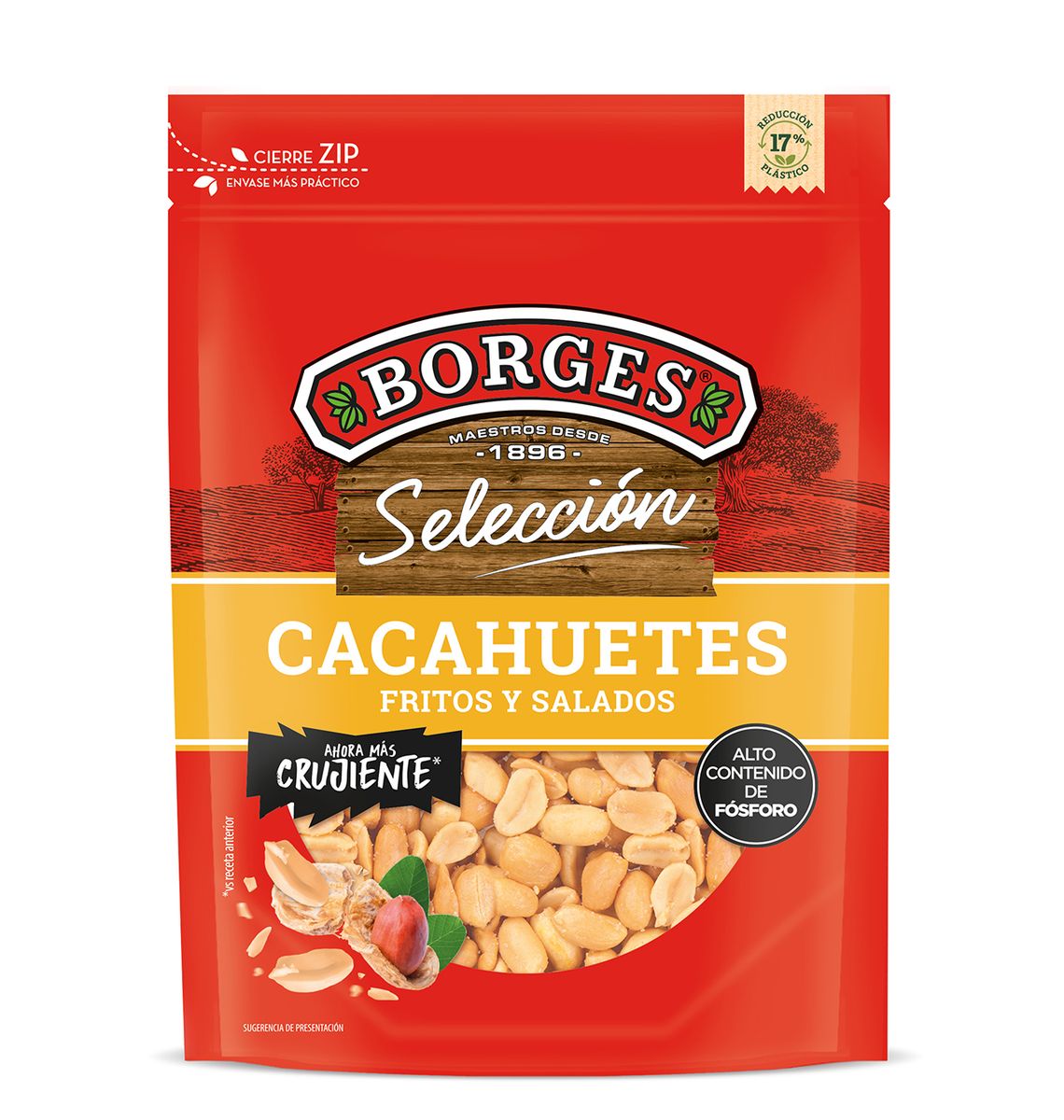 CACAHUET F/S BORGES 200g
