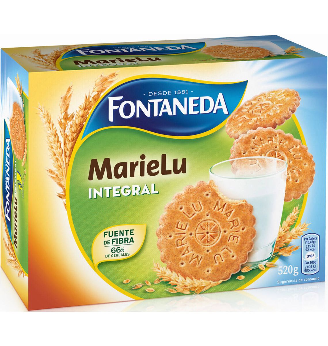 GALETA MARIE LU INTEG FAM 520g