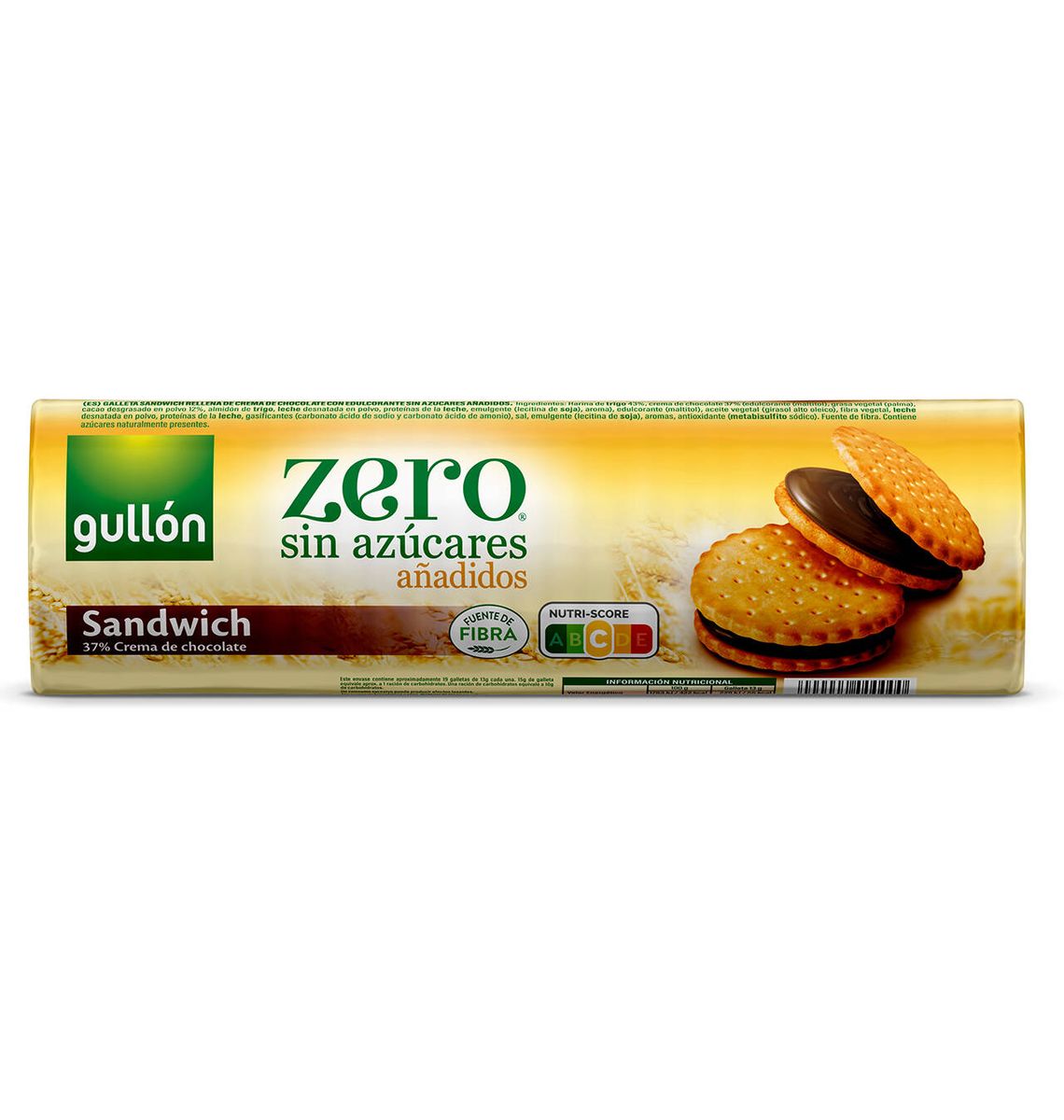 SANDW XOCO GULLON NAT 250g