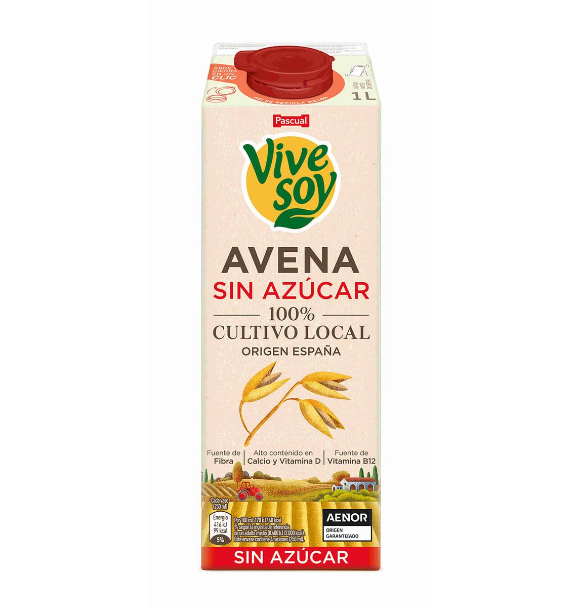 BEGUDA VIVESOY CIVADA S/S 1L