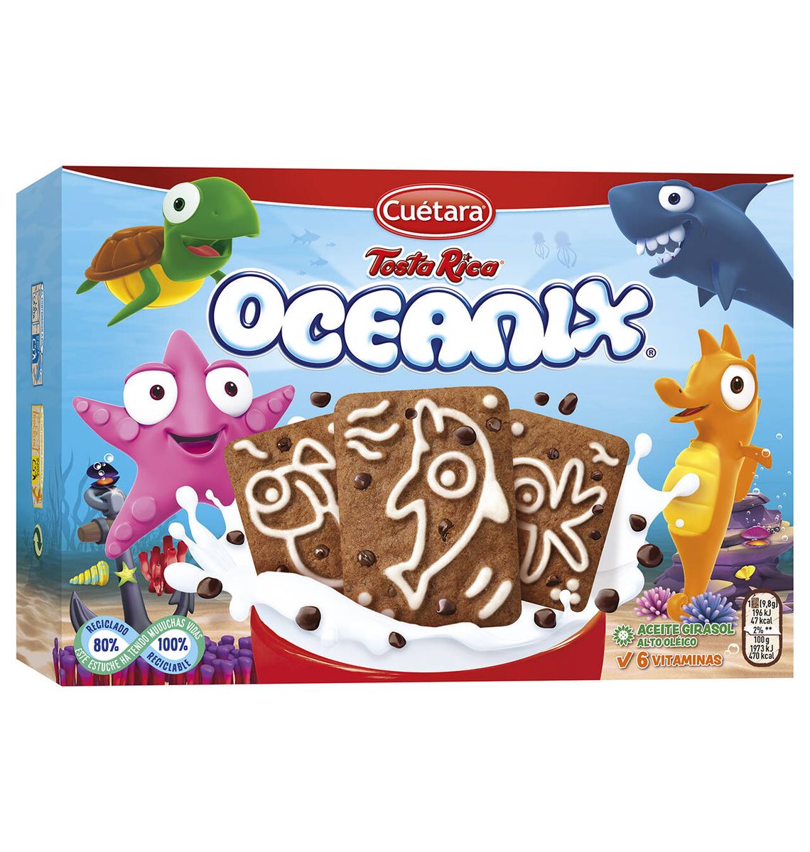 GALETA TOST RICA OCEANIX 400g