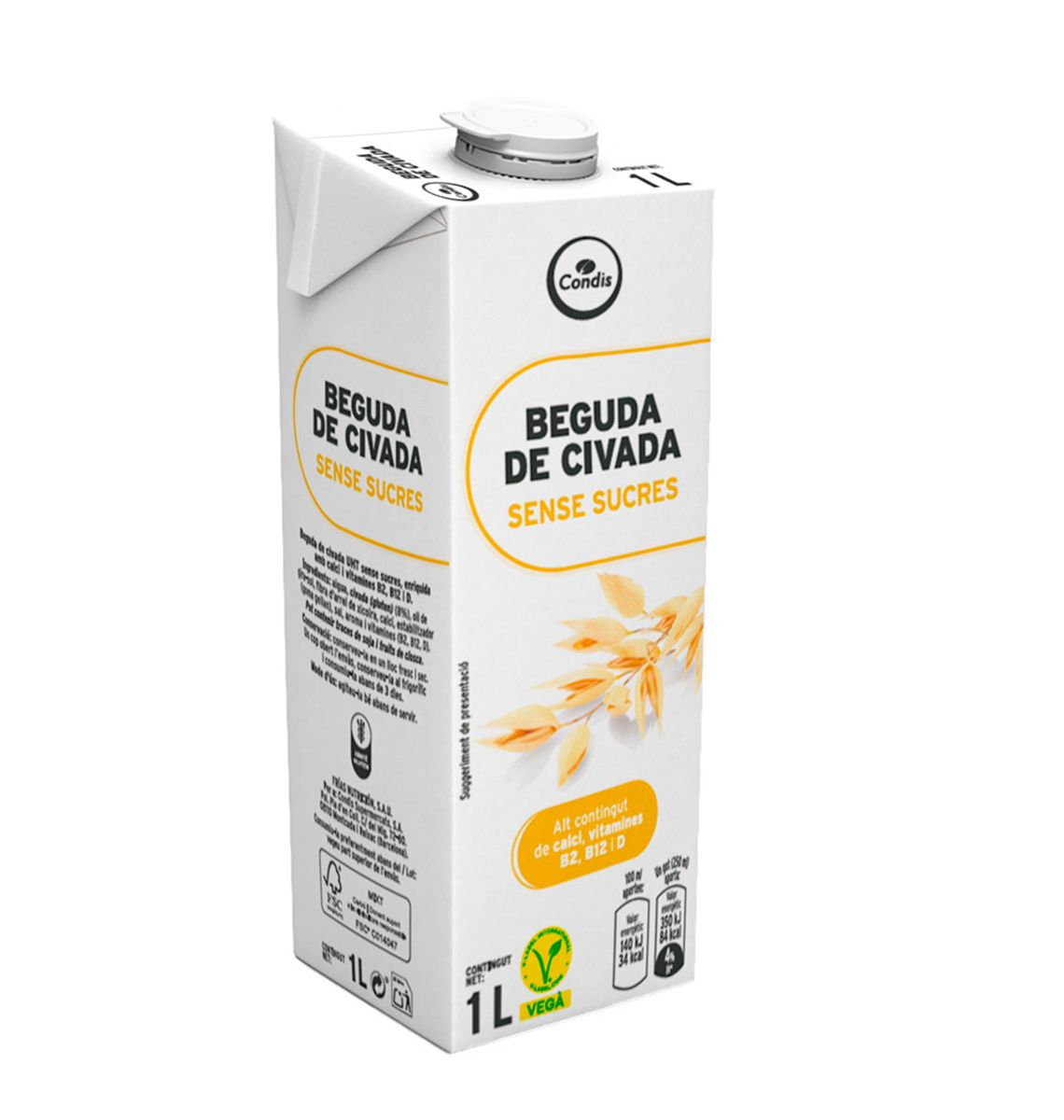 BEGUDA CONDIS CIVADA 0% 1L