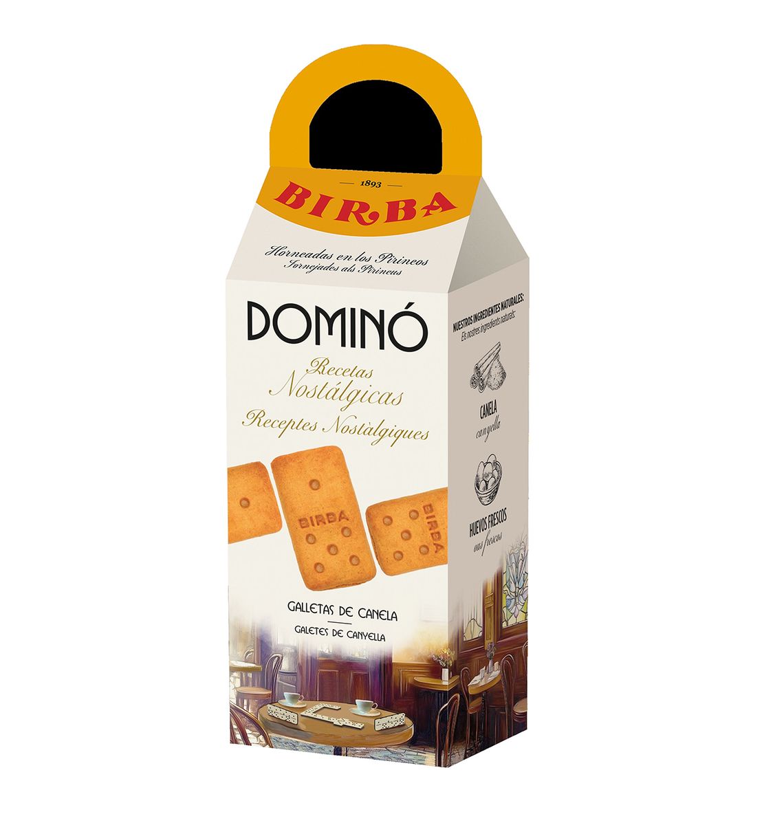 GALET BIRBA DOMINO CANELA 175g