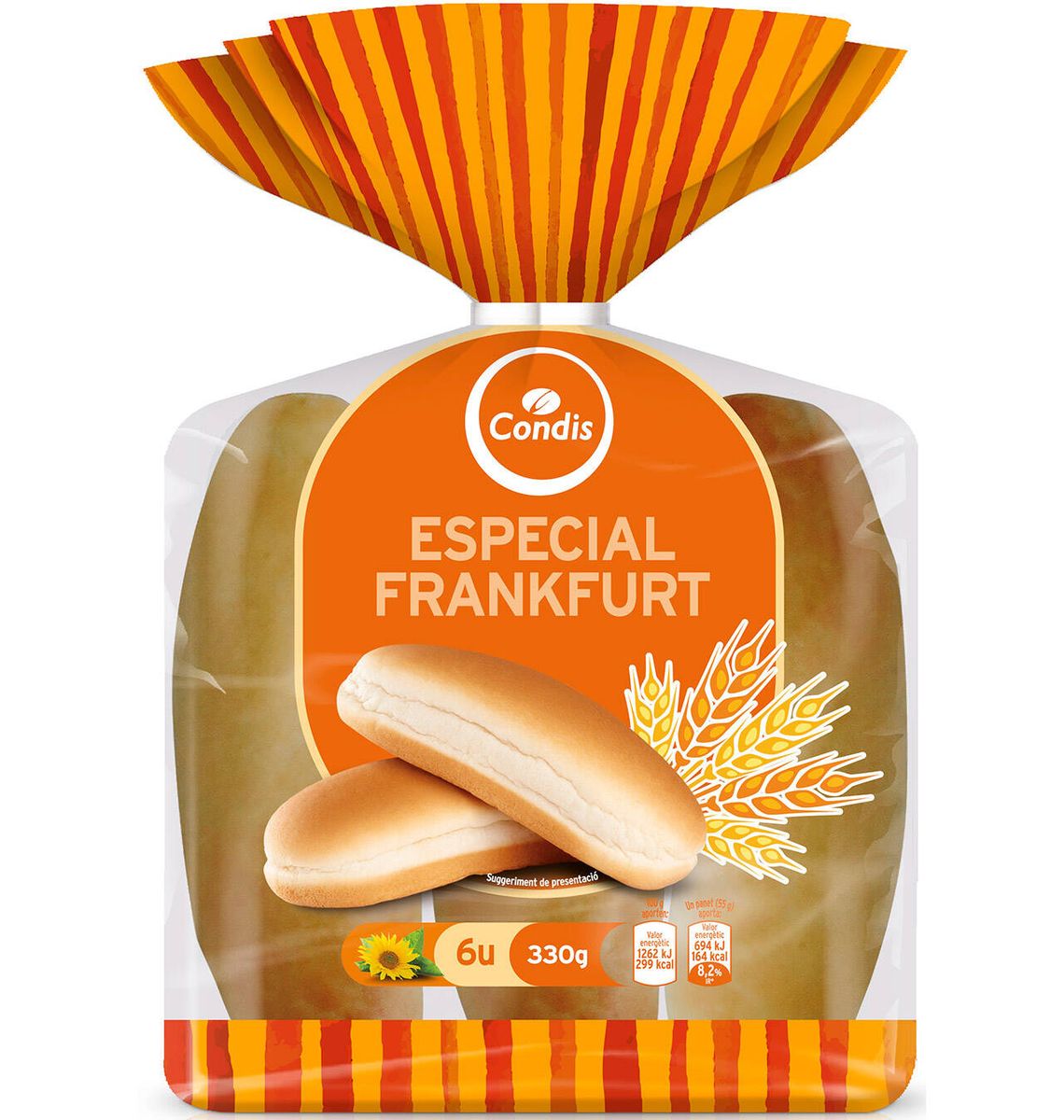 ENTREPA CONDIS HOT DOG x6 330g