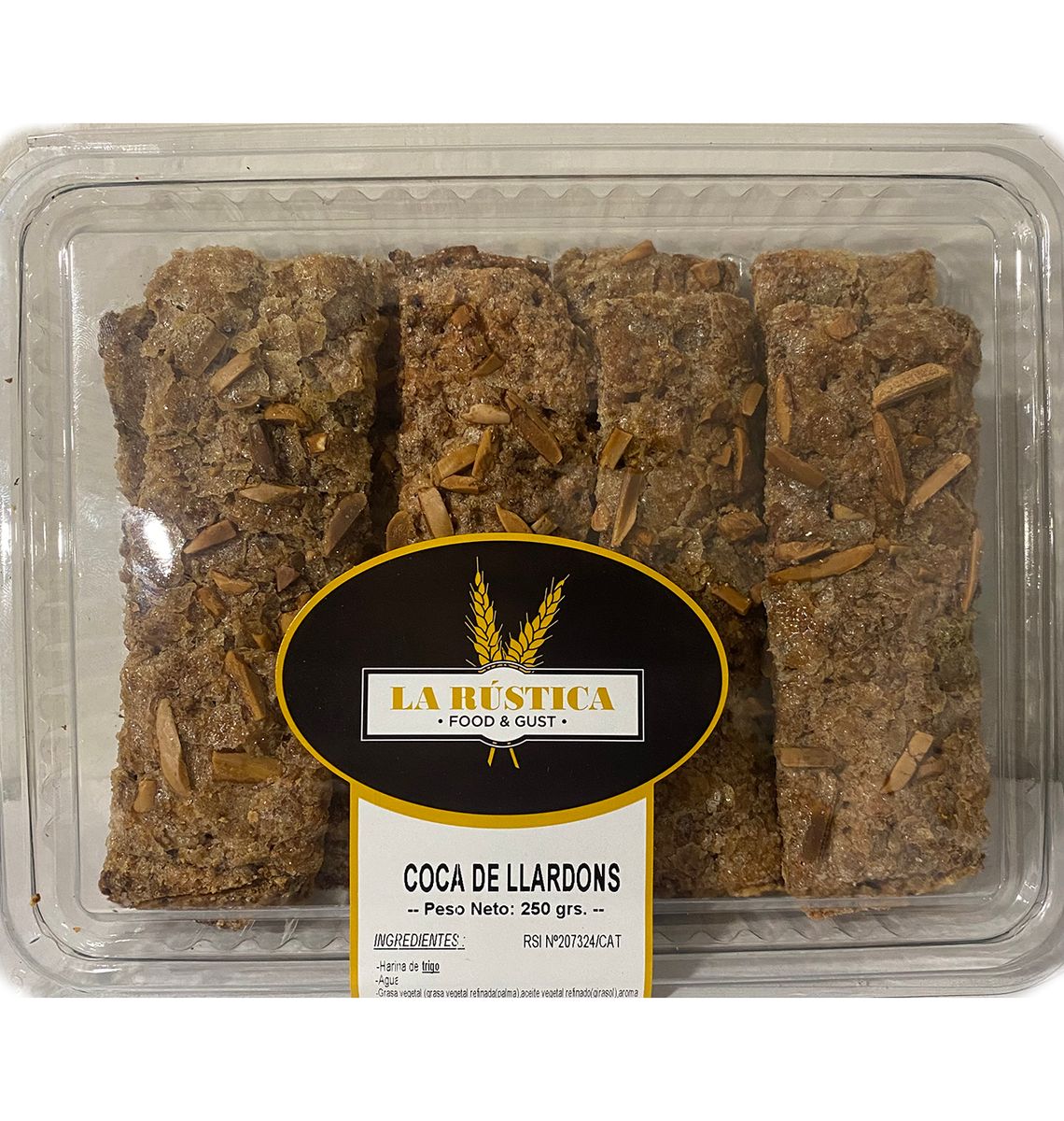 COCA LLARDONS LA RUSTICA 250g