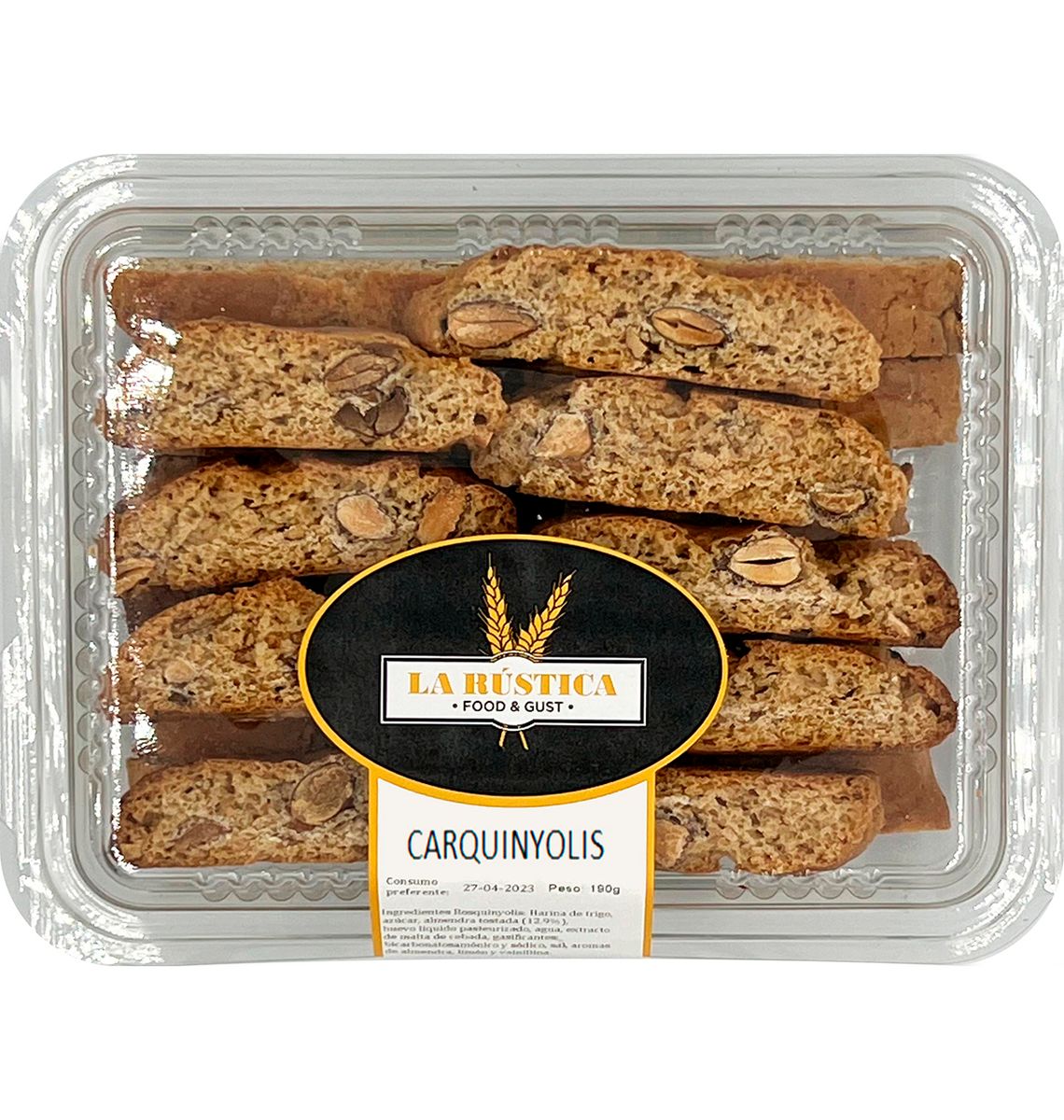 CARQUINYOLI LA RUSTICA 220g