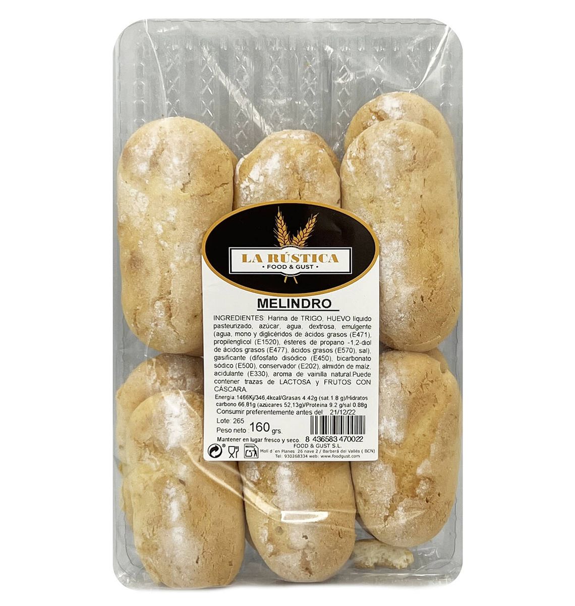 MELINDROS LA RUSTICA 140G