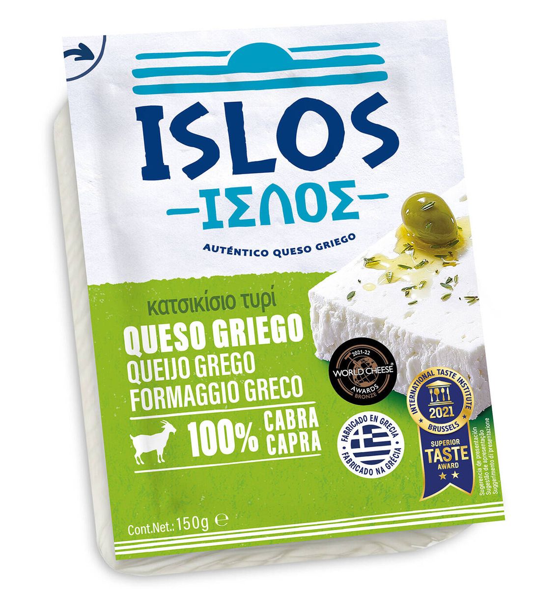 FORMATGE ISLOS GREC CABRA 150g