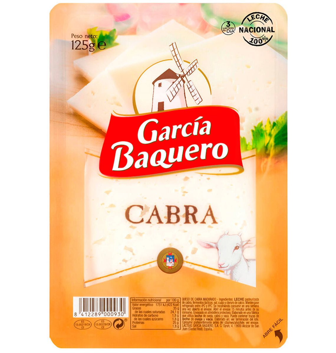 FORM BAQUERO LLENC CABRA 125g