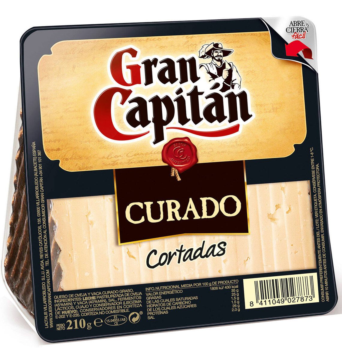 FORM CAPITAN CURAT TALL 210g
