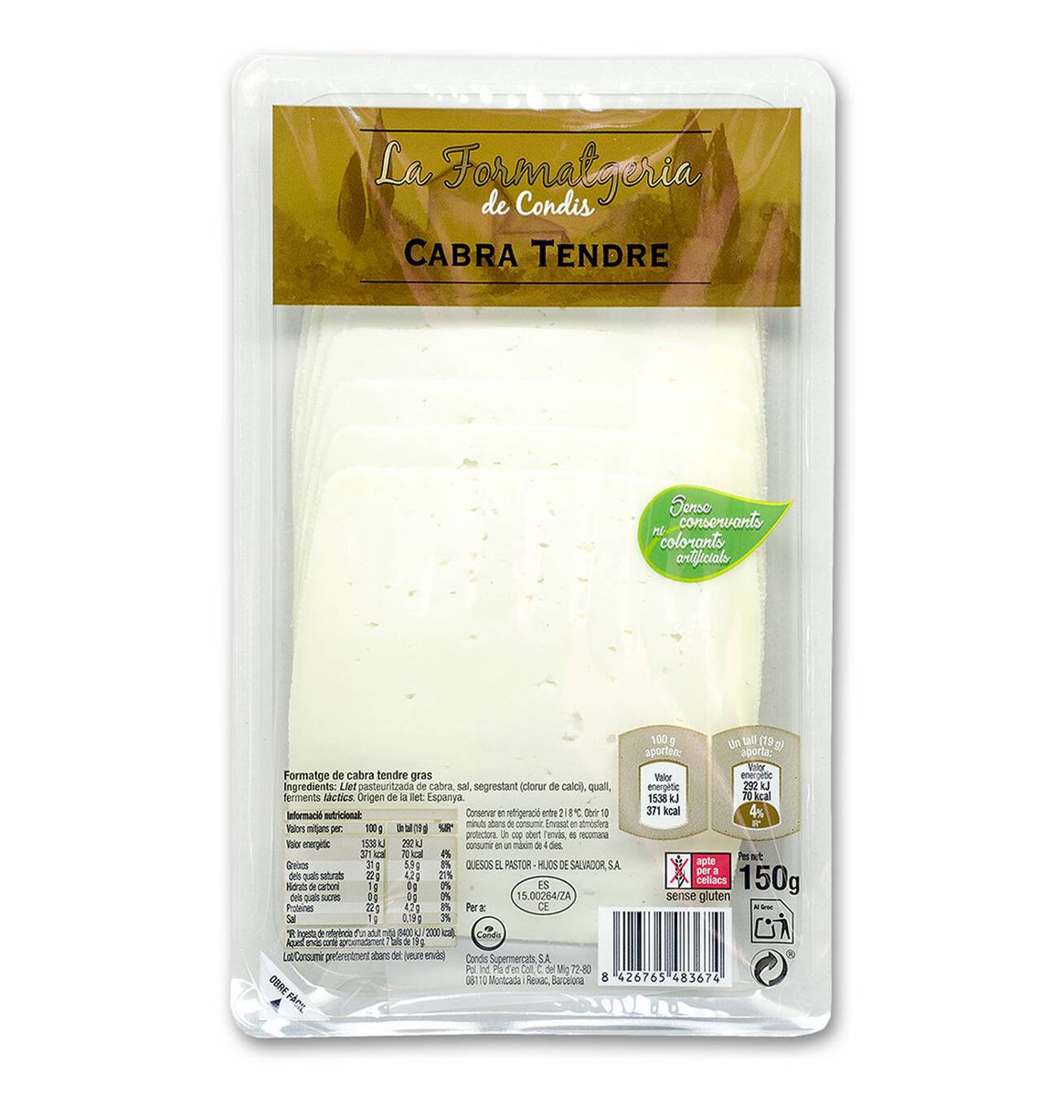 FORM CONDIS CABRA LLENQ 150g
