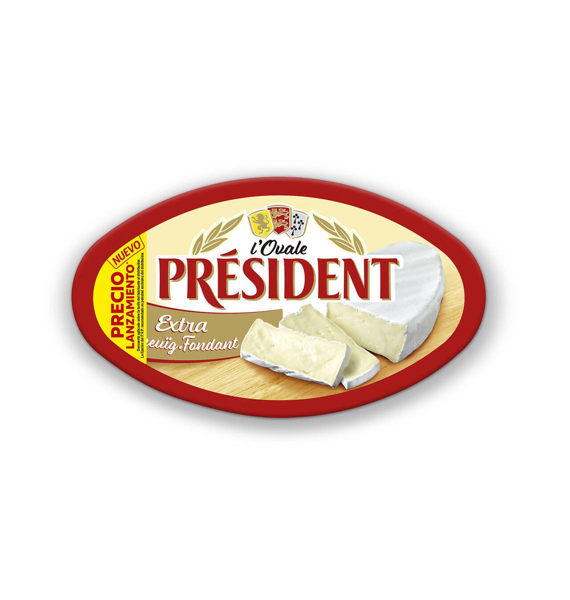 FORM BRIE PRESIDENT OVAL 200G