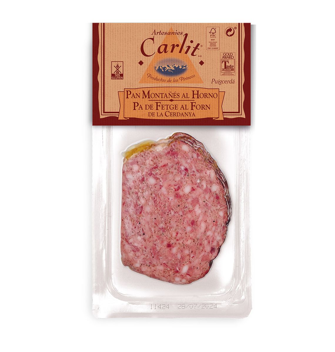 LLESCAT PA DE FETGE FORN 100g