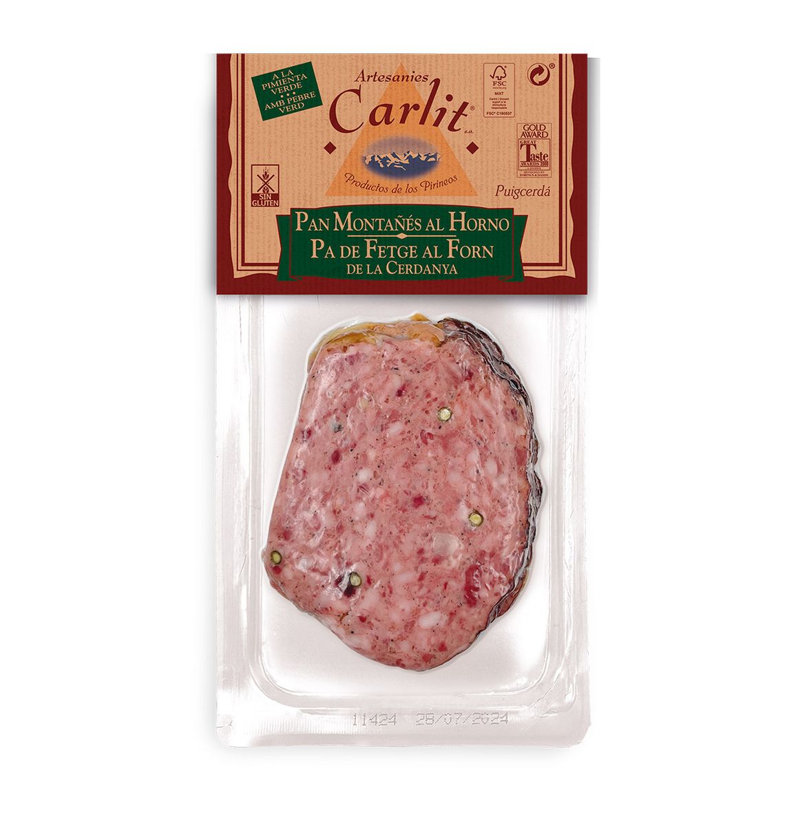 LLESCAT PA DE FETGE PEBRE 100g