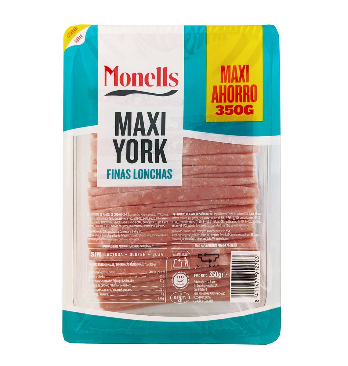 PERNIL DOLÇ MONELLS 350g
