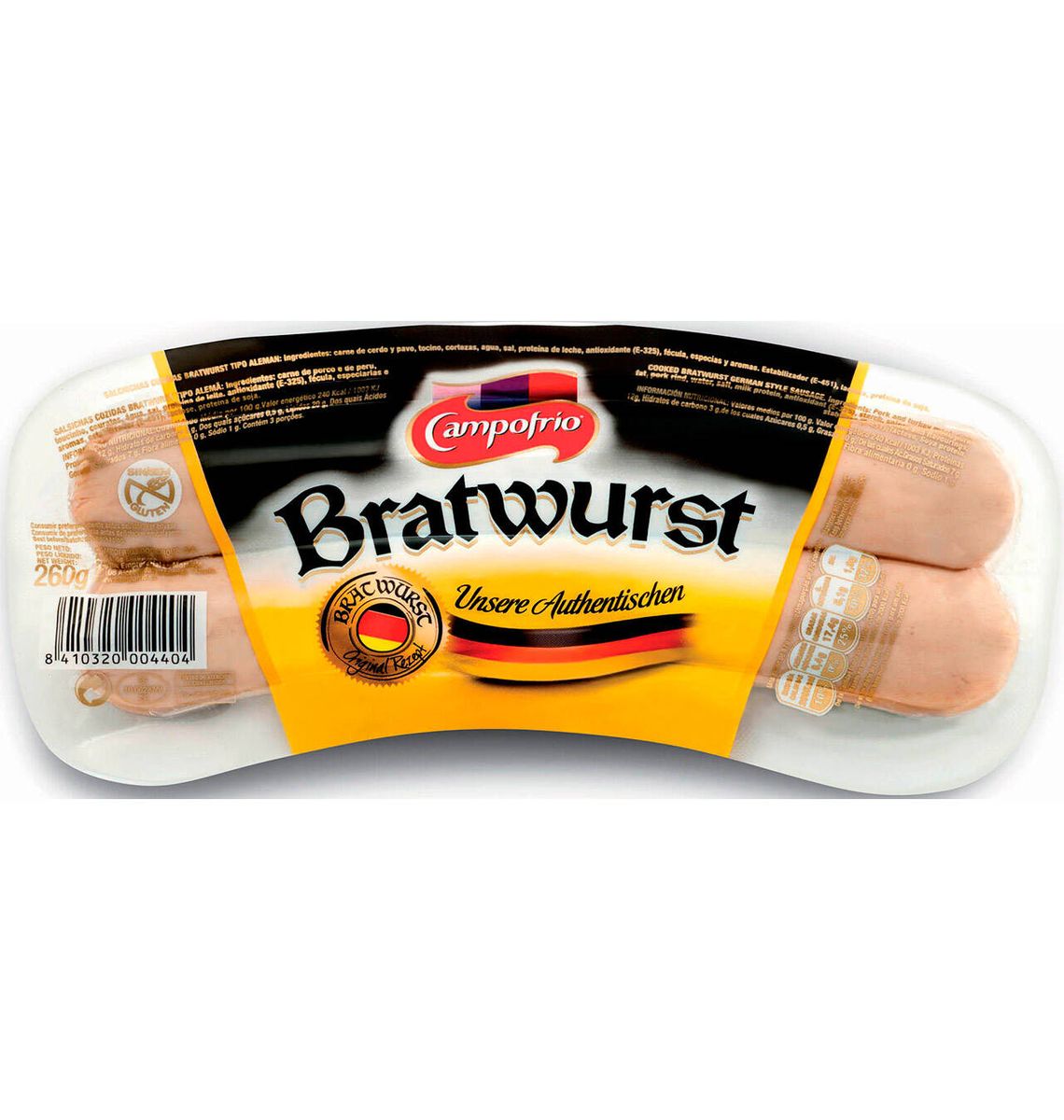 SALSITX CAMPOFRIO BRATW 260g