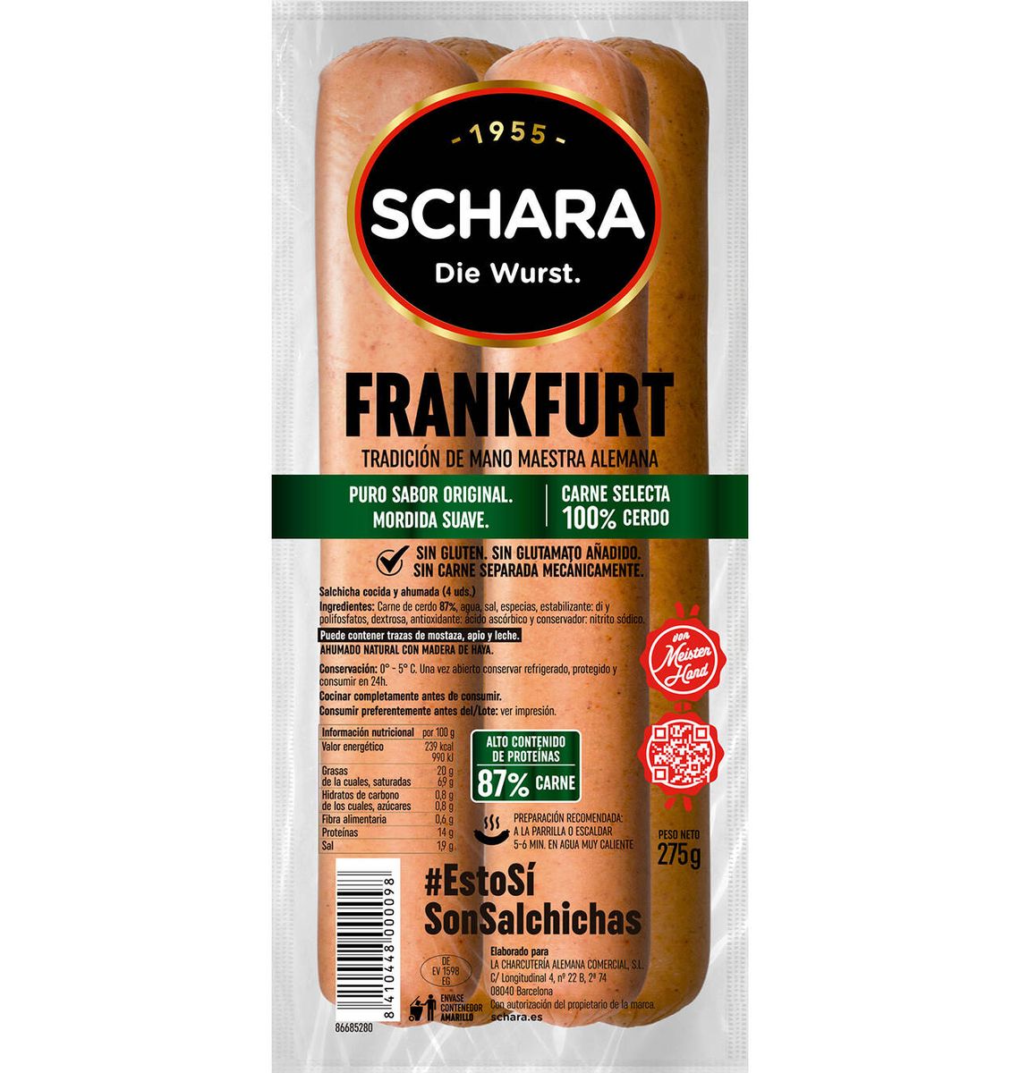 SALSIT FRANKFURT SCHARA x4 275g