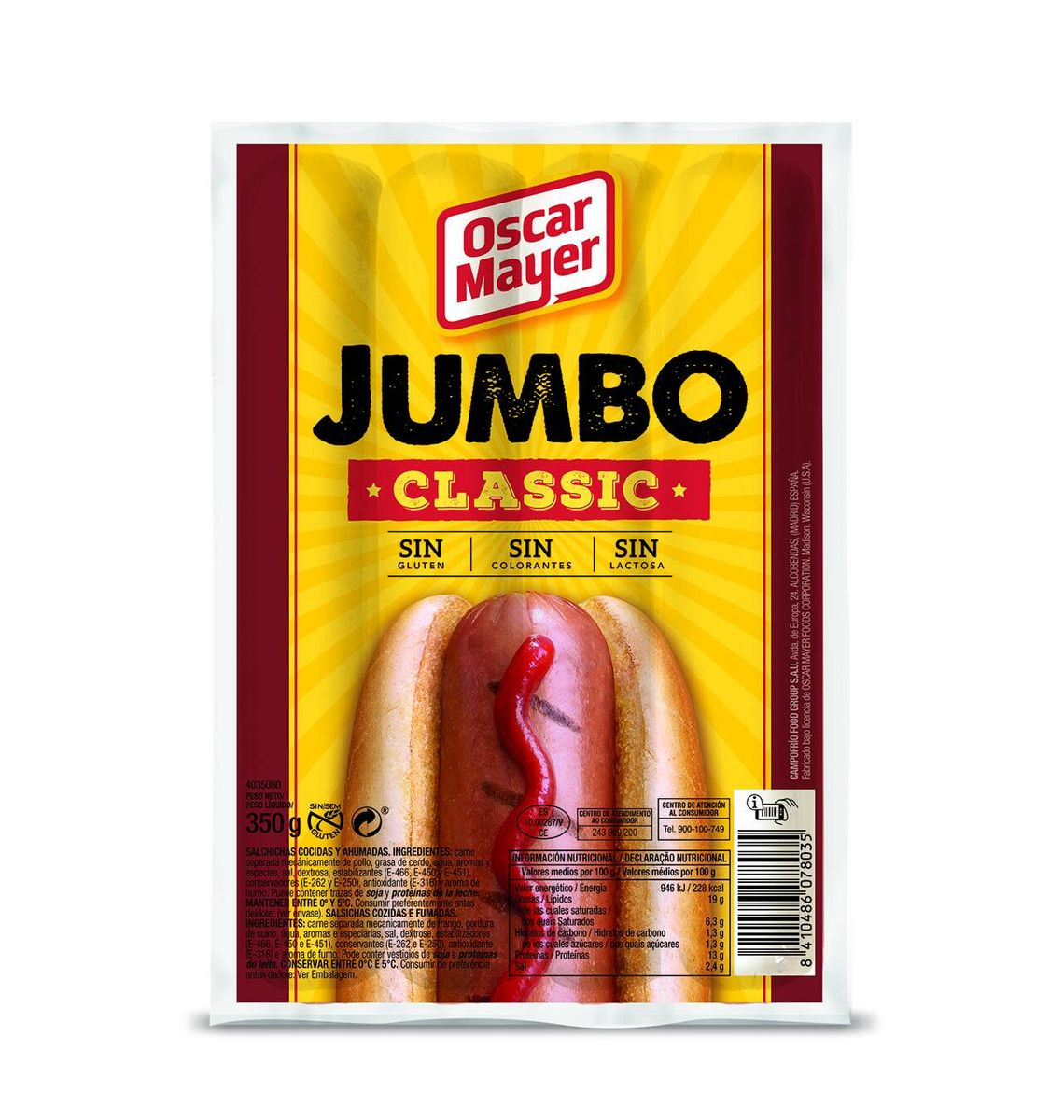 SALSIT O MAYER W JUMBO 4P 350g