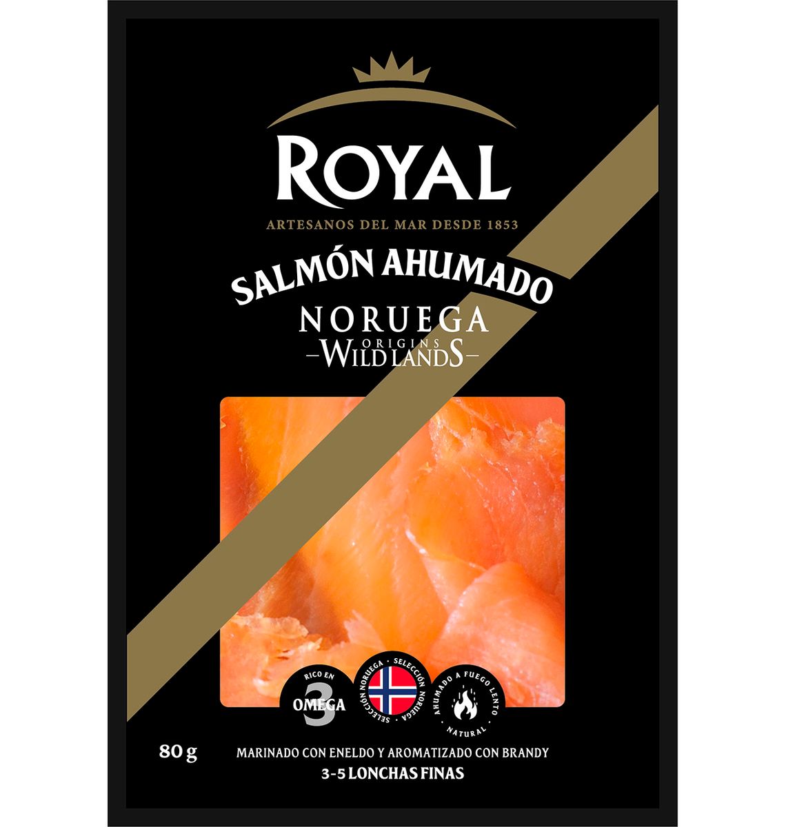 SALMO ROYAL FUMAT MARINAT 80g
