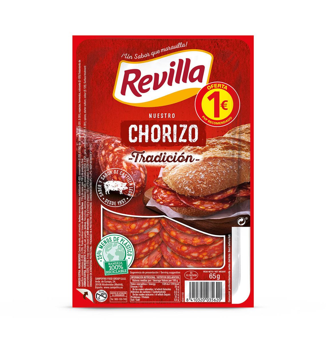 XORIÇ REVILLA TRADICIO 65g