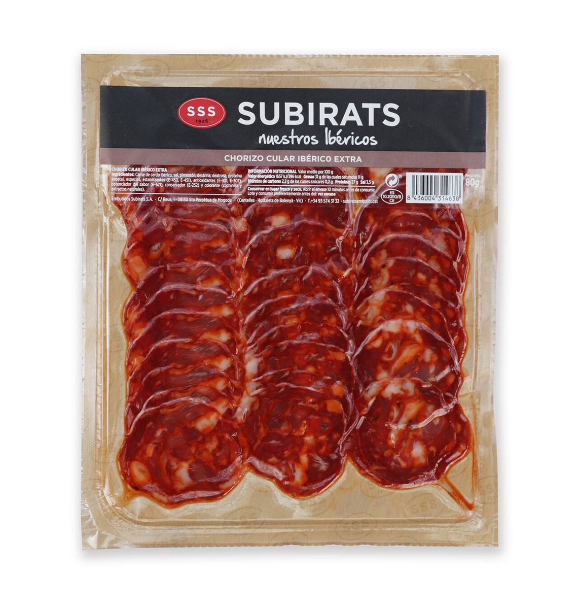 XORIÇO IBERIC SUBIRATS 80g