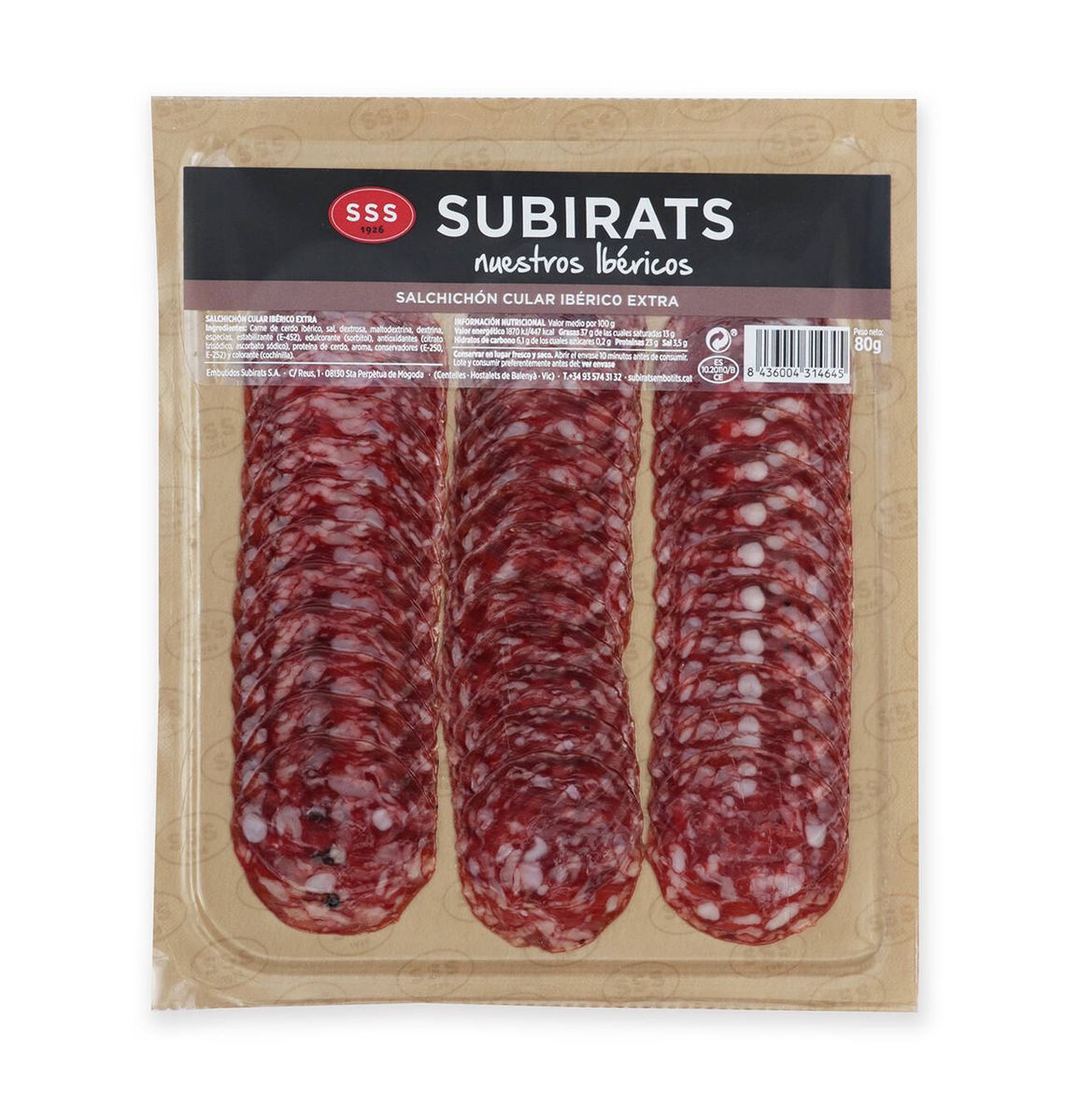 LLONGANISSA IBR SUBIRATS 80g