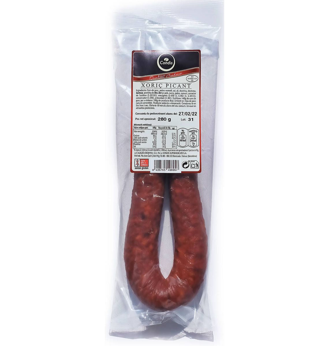 XORIÇ CONDIS PICANT 280g