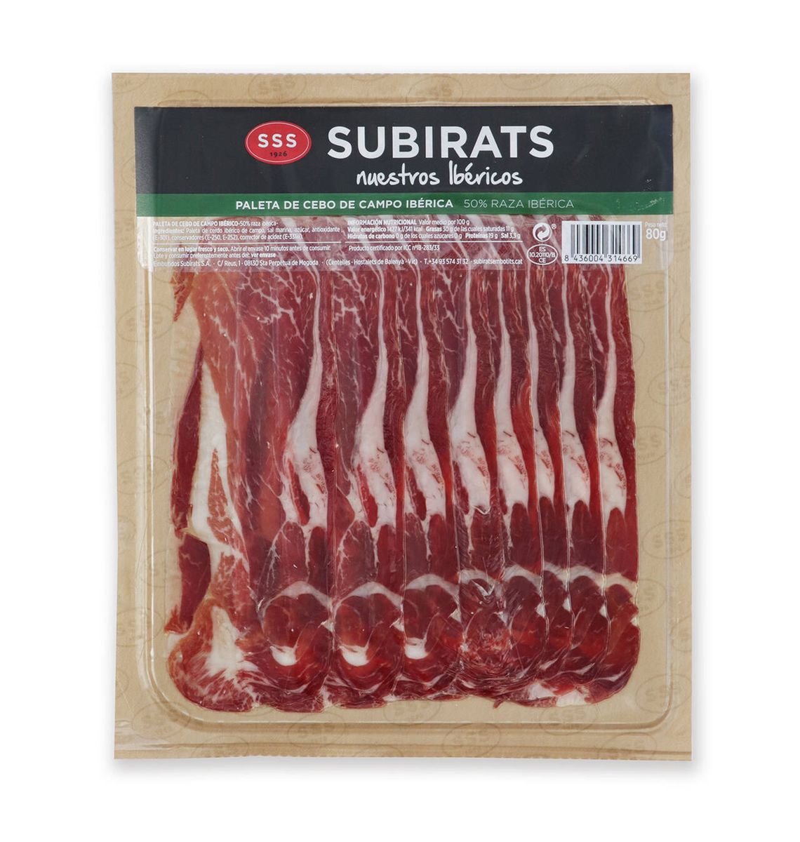 ESPATLLA IBER SUBIRATS 50% 80g