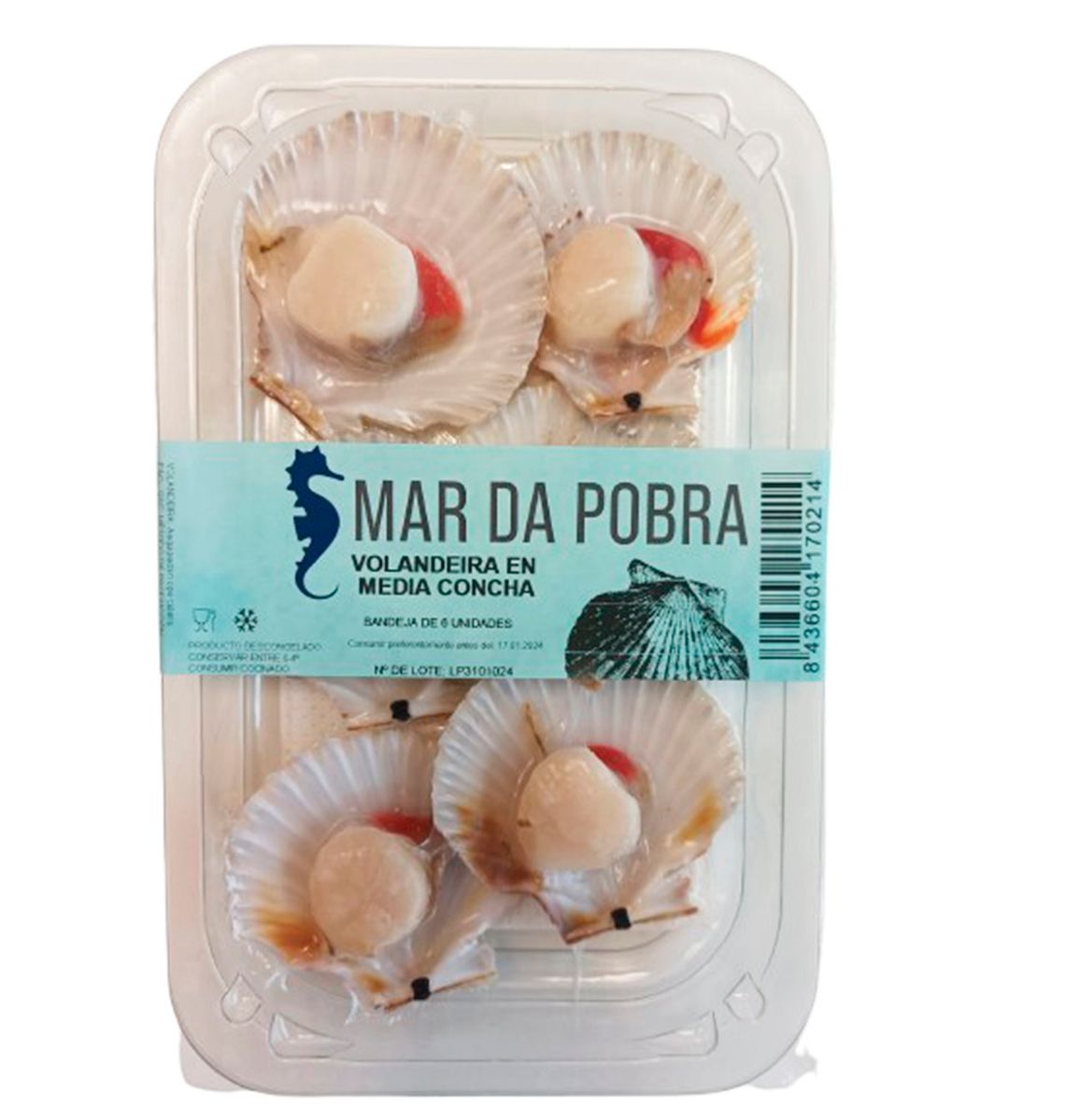 VOLANDEIRA SAFATA 6 pcs