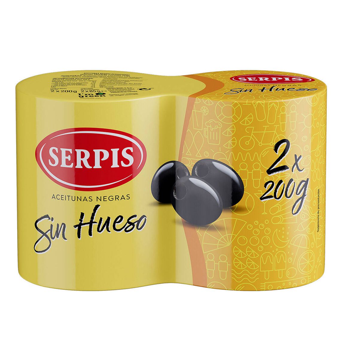 OLIVA SERPIS NEGRA S/O 170g x2